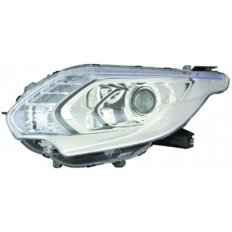 Proiettore xenon cromato led per MITSUBISHI L200 dal 2015 al 2019 lato sinistro guidatore