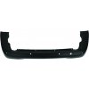 Paraurto posteriore nero vetture con 2 porte battenti con fori sensore per FIAT FIORINO/QUBO dal 2016