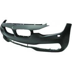 Paraurto anteriore verniciabile mod. base con fori lavafari per BMW 3 F30 dal 2015 al 2019
