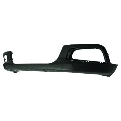 Paraurto anteriore nero inferiore con fori cornice per PEUGEOT 2008 dal 2013 al 2016 Codice OEM 9802520480