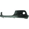Paraurto anteriore nero inferiore con fori cornice e fori modanatura per PEUGEOT 2008 dal 2013 al 2016