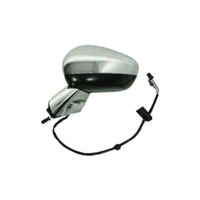 Retrovisore elettrico cromato base cromata per CITROEN C3 dal 2013 al 2016 lato sinistro guidatore Codice OEM 8154AS
