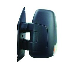 Retrovisore manuale nero braccio corto per IVECO DAILY dal 2014 al 2019 lato sinistro guidatore