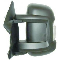 Retrovisore manuale nero braccio corto con sonda per CITROEN JUMPER dal 2014 lato sinistro guidatore