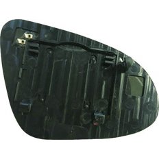 Piastra specchio retrovisore termica attacco rettangolare per TOYOTA YARIS dal 2011 al 2014 lato sinistro guidatore