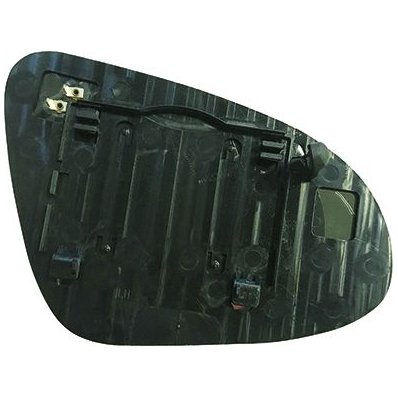 Piastra specchio retrovisore termica attacco rettangolare per TOYOTA YARIS dal 2011 al 2014 lato sinistro guidatore Codice OEM 879090D590