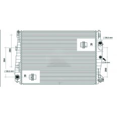 Radiatore acqua per ALFA ROMEO COUPE-GTV-SPIDER dal 1996 al 2005