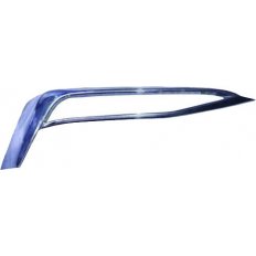 Cornice fendinebbia cromata mod. luxury line per BMW 5 G30 dal 2016 lato destro passeggero