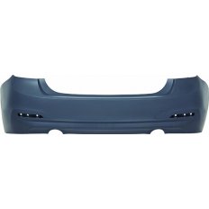 Paraurto posteriore verniciabile scarico singolo DX+SX berlina mod. basis per BMW 3 F30 dal 2015 al 2019