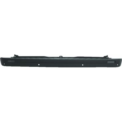 Paraurto posteriore nero con fori sensore per OPEL VIVARO dal 2014 al 2018 Codice OEM 6000620030