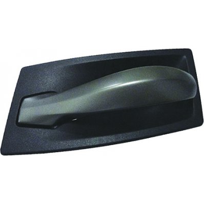 Maniglia apriporta interna con leva grigio scuro per BMW 5 E60 dal 2003 al 2007 lato sinistro guidatore Codice OEM 51217076247