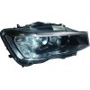 Proiettore xenon adattivo led nero Marelli per BMW X3 F25 dal 2014 al 2017 lato destro passeggero