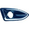 Griglia laterale paraurto nera con foro fendinebbia con cornice cromata per FORD EDGE dal 2016 lato destro passeggero