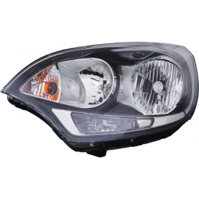 Proiettore nero DRL per KIA RIO dal 2015 al 2016 lato sinistro guidatore Codice OEM 921011W280