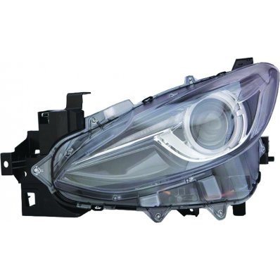 Proiettore xenon nero led per MAZDA 3 dal 2013 al 2016 lato sinistro guidatore Codice OEM BHR251041A