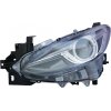 Proiettore xenon nero led per MAZDA 3 dal 2013 al 2016 lato sinistro guidatore