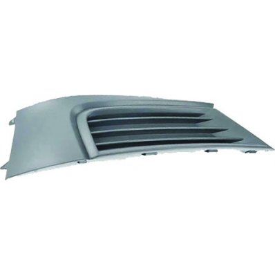Griglia laterale paraurto inferiore nera con modanatura cromata per VOLKSWAGEN TIGUAN dal 2017 lato destro passeggero Codice OEM 5NN853212D9B9
