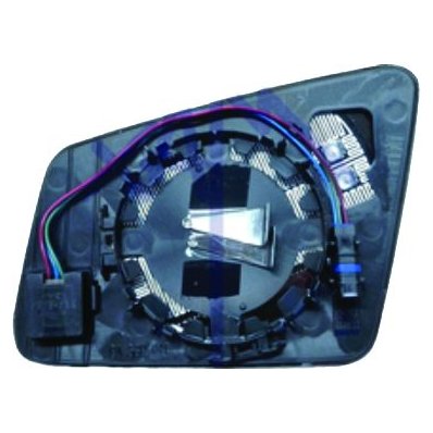 Piastra specchio retrovisore asferica termica con sistema bliss per MERCEDES-BENZ A W176 dal 2015 al 2018 lato destro passeggero Codice OEM A2468100621