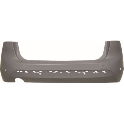 Paraurto posteriore verniciabile con fori modanatura e fori sensore per BMW 2 F45 dal 2014 Codice OEM 51122574884