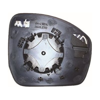 Piastra specchio retrovisore termica con sistema bliss per LAND ROVER EVOQUE dal 2015 al 2018 lato sinistro guidatore Codice OEM LR051355