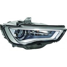 Proiettore xenon parabola interna nera a led per AUDI A3 dal 2012 al 2016 lato destro passeggero