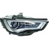 Proiettore xenon parabola interna nera a led per AUDI A3 dal 2012 al 2016 lato destro passeggero