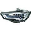 Proiettore xenon parabola interna nera a led per AUDI A3 dal 2012 al 2016 lato sinistro guidatore