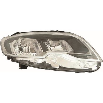 Proiettore per PEUGEOT 301 dal 2012 lato destro passeggero Codice OEM 9817296980