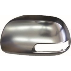 Calotta retrovisore cromata con foro lucciola per TOYOTA HILUX dal 2011 al 2016 lato sinistro guidatore