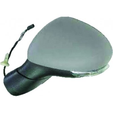 Retrovisore elettrico verniciabile 8 pin per FIAT 500 dal 2014 al 2018 lato sinistro guidatore Codice OEM 735603612