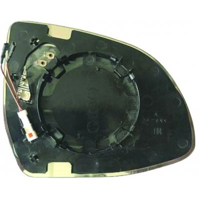 Piastra specchio retrovisore asferica termica 4 pin per BMW X3 G01 dal 2017 lato sinistro guidatore Codice OEM 51167291247