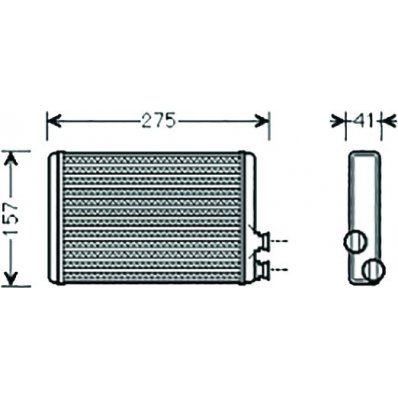 Scambiatore di calore per CITROEN C5 dal 2008 Codice OEM 6448S7