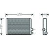 Scambiatore di calore per CITROEN C5 dal 2008