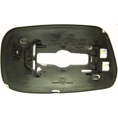 Piastra specchio retrovisore termica per TOYOTA AVENSIS dal 1997 al 2000 lato sinistro guidatore