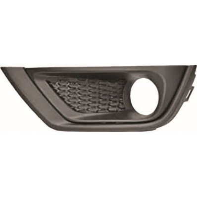Griglia laterale paraurto con foro fendinebbia e profilo nero per JEEP COMPASS dal 2016 lato sinistro guidatore Codice OEM K5UQ00RXFAB