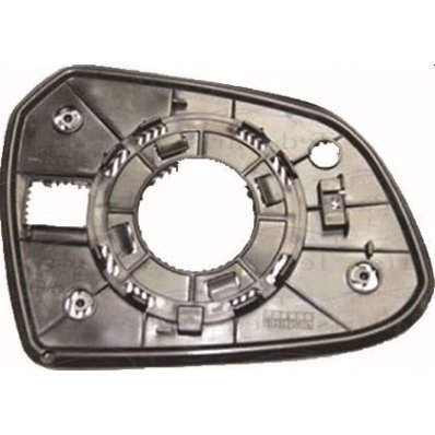 Piastra specchio retrovisore termica per HYUNDAI i10 dal 2016 lato sinistro guidatore Codice OEM 87611B9010