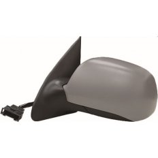 Retrovisore elettrico verniciabile connettore rettangolare per SKODA FABIA dal 1999 al 2004 lato sinistro guidatore