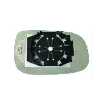 Piastra specchio retrovisore termica per VOLVO V50 dal 2007 al 2010 lato sinistro guidatore