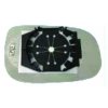 Piastra specchio retrovisore termica per VOLVO V50 dal 2007 al 2010 lato sinistro guidatore