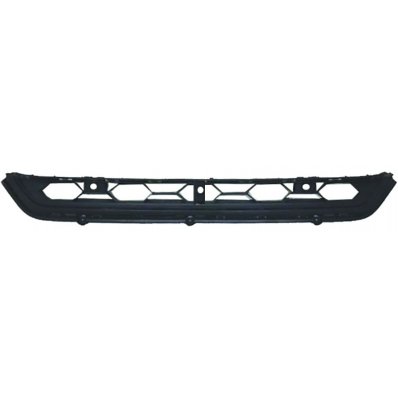 Griglia centrale paraurto nera con fori sensore e telecamera $per paraurti inclinazione 24° per VOLKSWAGEN TIGUAN dal 2016 Codice OEM 5NA853671E9B9