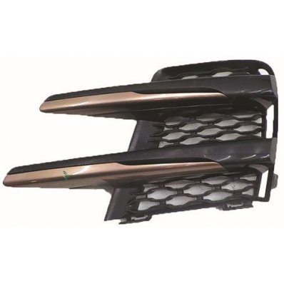 Griglia laterale paraurto nera lucida per LAND ROVER VELAR dal 2017 lato sinistro guidatore Codice OEM LR093471
