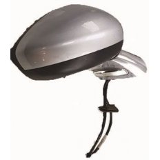 Retrovisore elettrico verniciabile 9 pin 7 base cromata per CITROEN C3 dal 2009 al 2013 lato destro passeggero