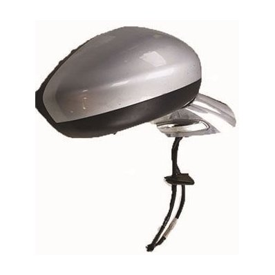 Retrovisore elettrico verniciabile 9 pin 7 base cromata per CITROEN C3 dal 2009 al 2013 lato destro passeggero