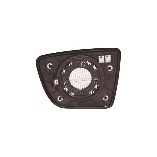 Specchio Retrovisore Sinistro In Vetro Per Kia Ceed 2009-2012 - Non Riscaldato, Bianco