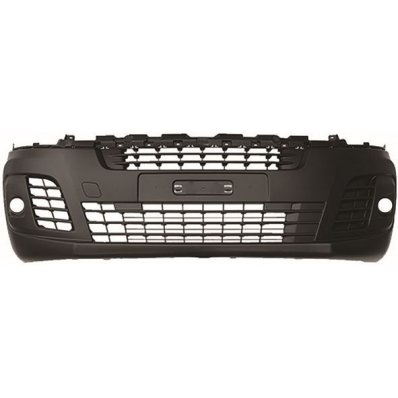 Paraurto anteriore nero con fori fendinebbia per OPEL VIVARO dal 2019 Codice OEM 1615658280