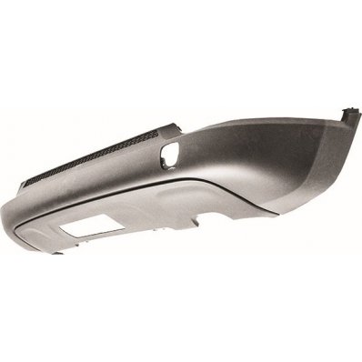 Paraurto posteriore nero inferiore con sede gancio rimorchio per JEEP COMPASS dal 2016 Codice OEM K68352662AB
