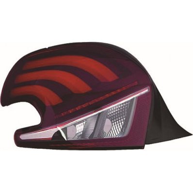 Fanale posteriore led per PEUGEOT 208 dal 2015 al 2019 lato sinistro guidatore Codice OEM 9810343080