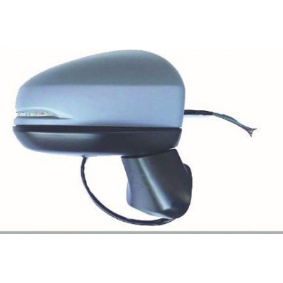 Retrovisore elettrico verniciabile abbattibile con freccia 9 pin per HONDA JAZZ dal 2017 lato destro passeggero Codice OEM 76208TARG11