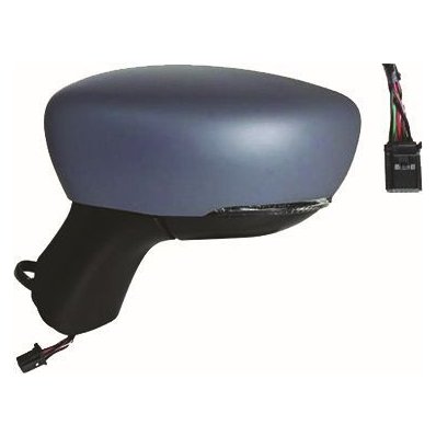 Retrovisore elettrico verniciabile abbattibile per RENAULT CAPTUR dal 2017 al 2019 lato sinistro guidatore Codice OEM 963027007R