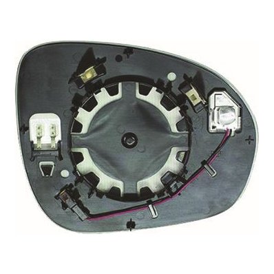 Piastra specchio retrovisore termica sistema bliss per FIAT 500 dal 2014 al 2018 lato sinistro guidatore Codice OEM 71778001